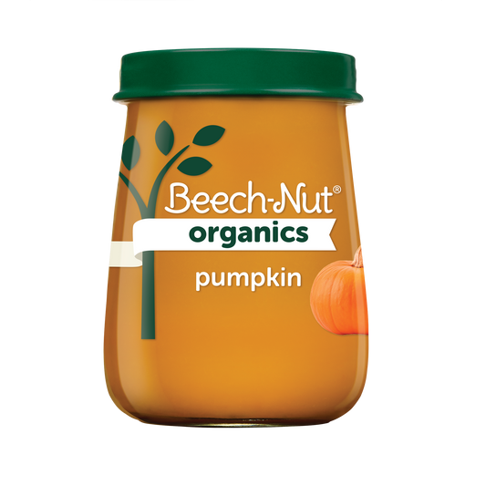 Beech-Nut Organics Stage 1 Organic Baby Food, Pumpkin, 4 oz Jar