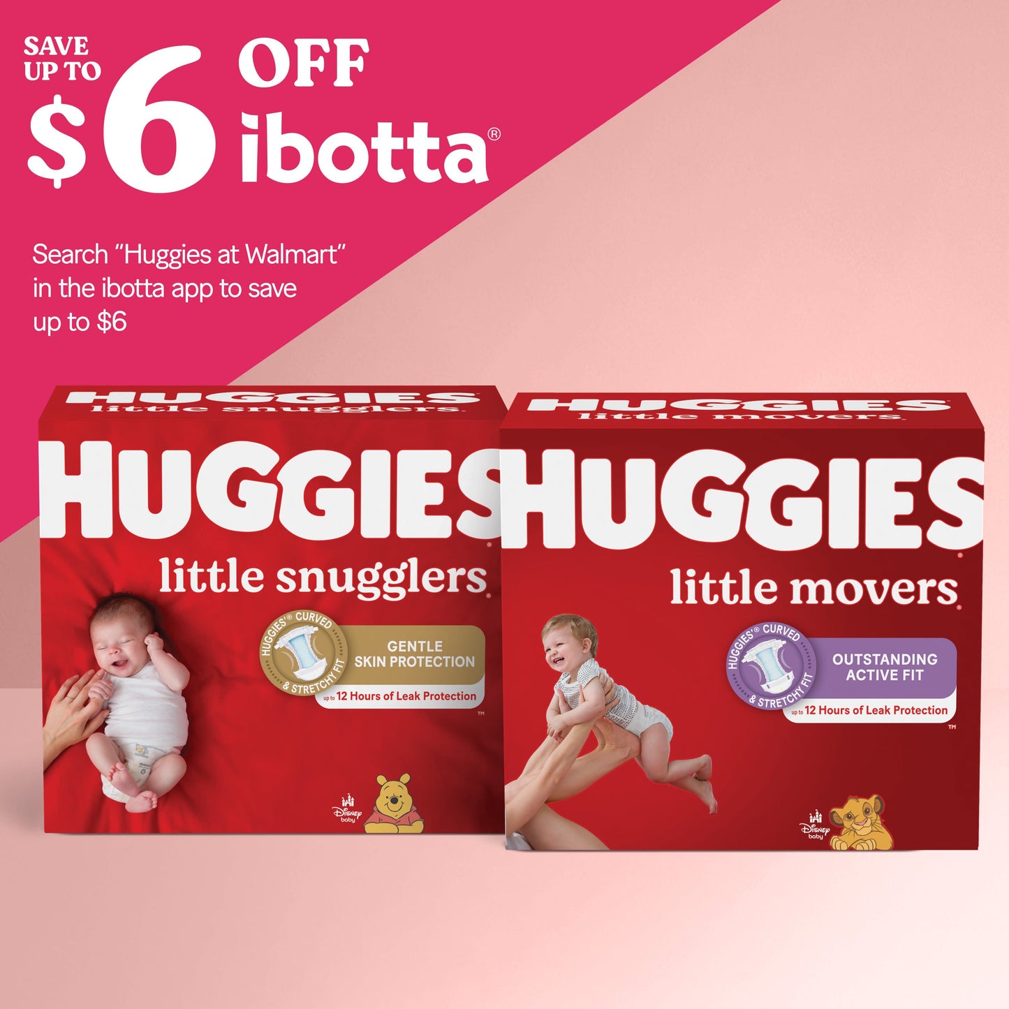 Huggies Little Movers Baby Diapers, Size 4, 104 Ct (Select for More Options)