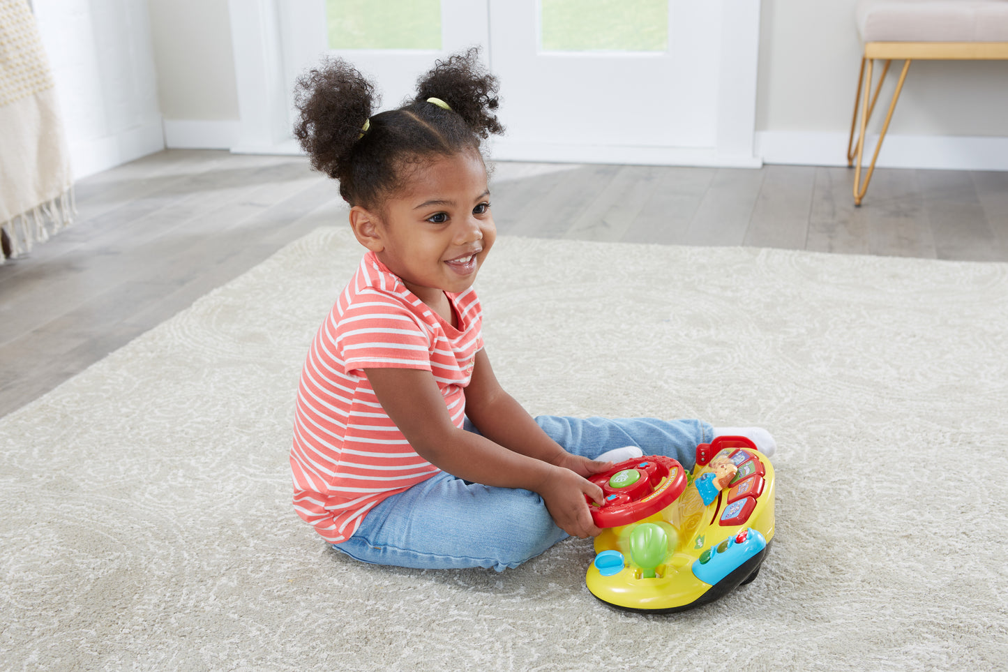 VTech Turn and Learn Driver, Role-Play Toy for Baby, Teaches Animals, Colors